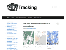 Tablet Screenshot of citytracking.org